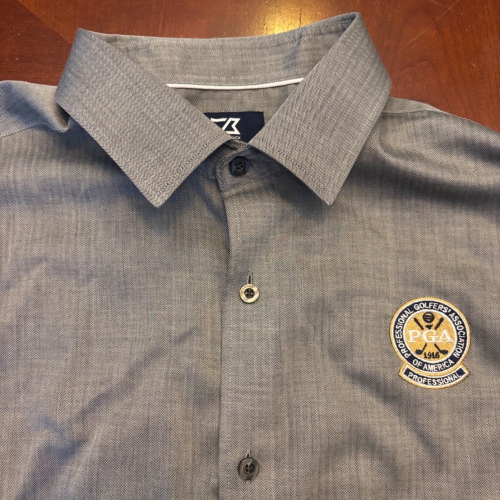 Cutter &‎ Buck L PGA Professional Golfers Association Button Up Men's Shirt PGA